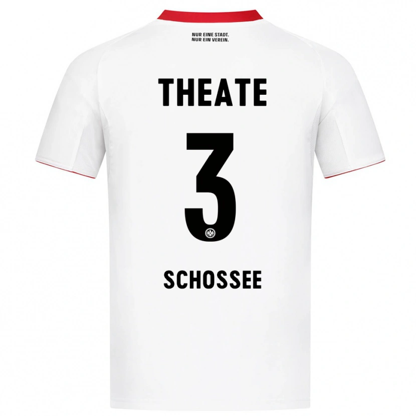 Danxen Dame Maurice Schossee #3 Hvit Rød Bortetrøye Drakt Trøye 2025/26 Skjorter T-Skjorte
