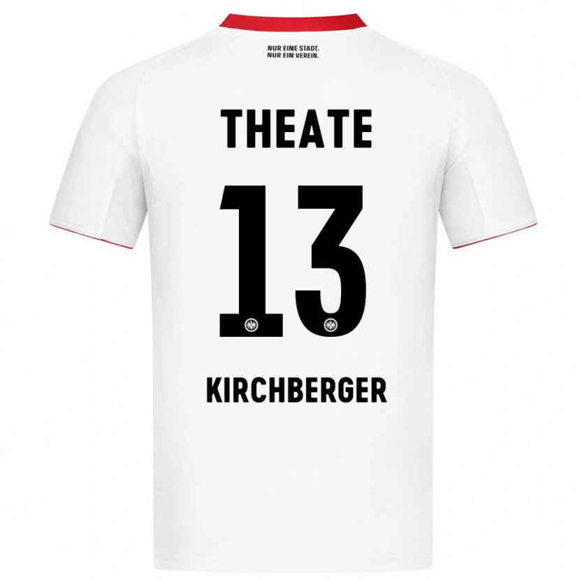 Danxen Dame Virginia Kirchberger #13 Hvit Rød Bortetrøye Drakt Trøye 2025/26 Skjorter T-Skjorte