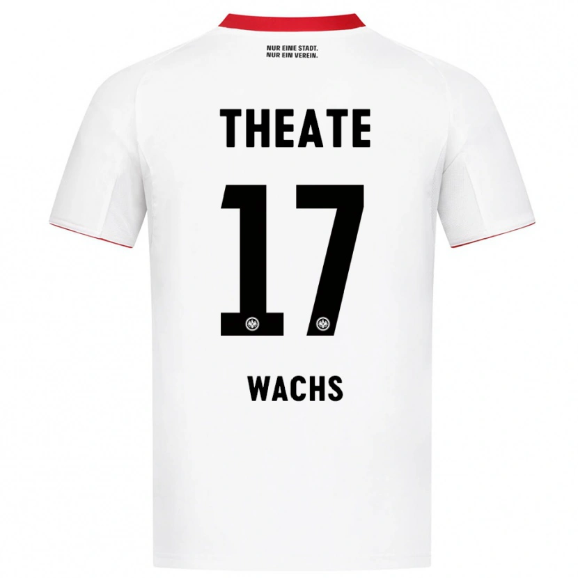 Danxen Dame Marc Wachs #17 Hvit Rød Bortetrøye Drakt Trøye 2025/26 Skjorter T-Skjorte