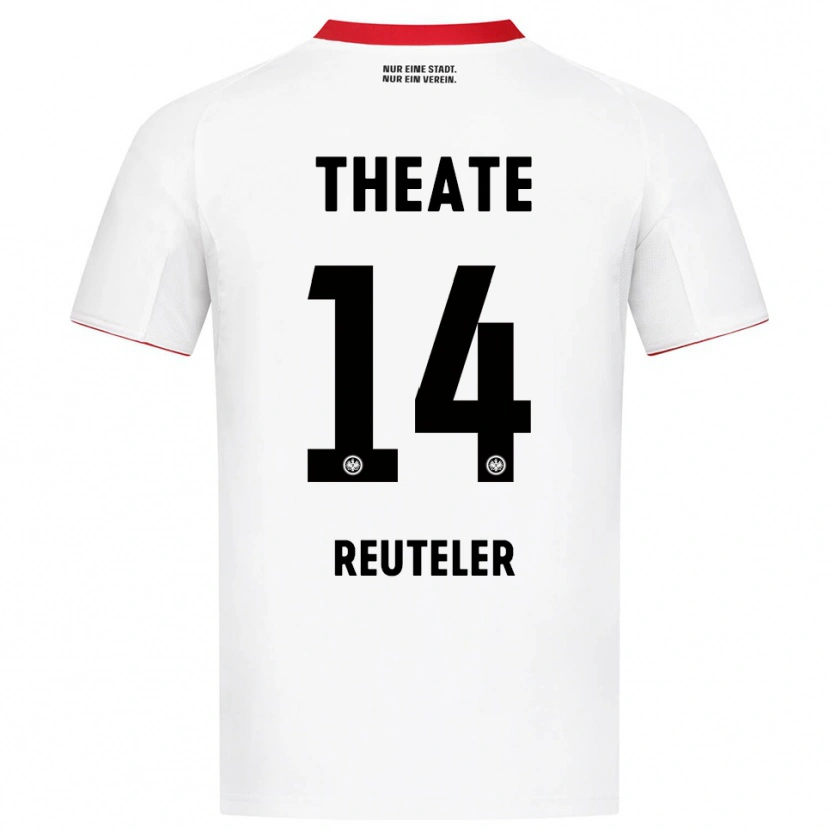 Danxen Dame Géraldine Reuteler #14 Hvit Rød Bortetrøye Drakt Trøye 2025/26 Skjorter T-Skjorte