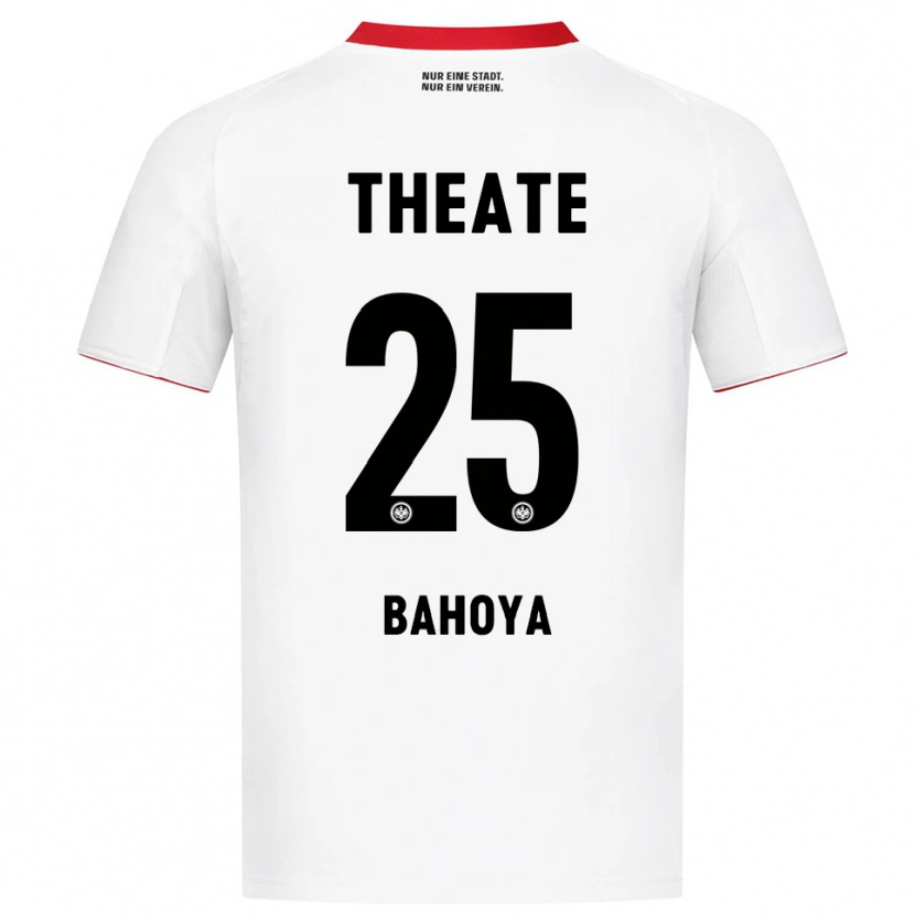 Danxen Dame Paul Bahoya #25 Hvit Rød Bortetrøye Drakt Trøye 2025/26 Skjorter T-Skjorte