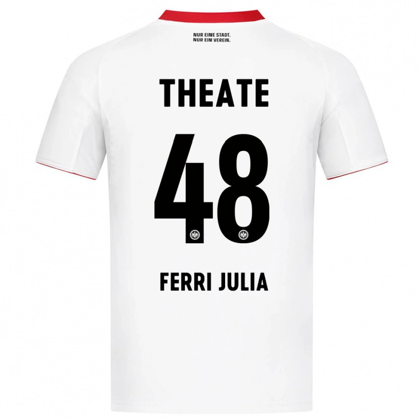 Danxen Dame Nacho Ferri #48 Hvit Rød Bortetrøye Drakt Trøye 2025/26 Skjorter T-Skjorte