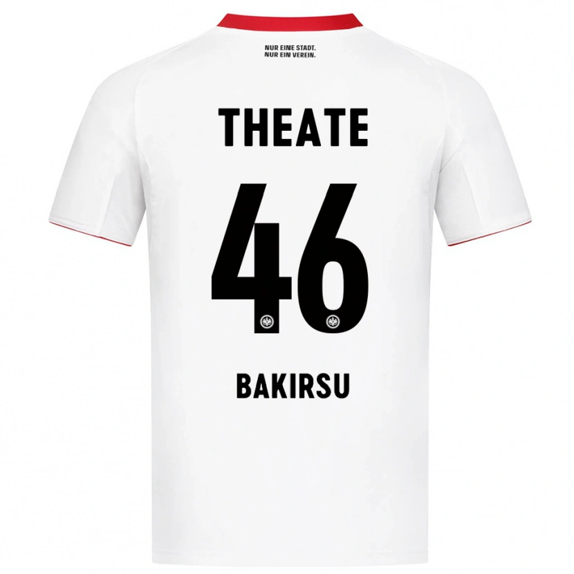 Danxen Dame Hüseyin Bakirsu #46 Hvit Rød Bortetrøye Drakt Trøye 2025/26 Skjorter T-Skjorte