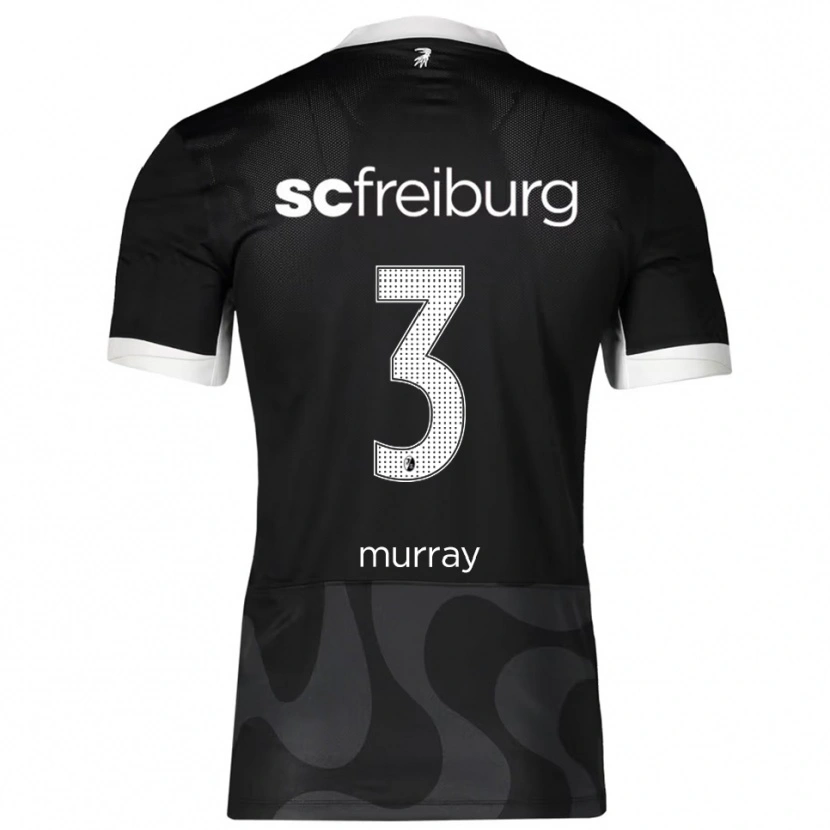 Danxen Dame Drew Murray #3 Svart Hvit Bortetrøye Drakt Trøye 2025/26 Skjorter T-Skjorte