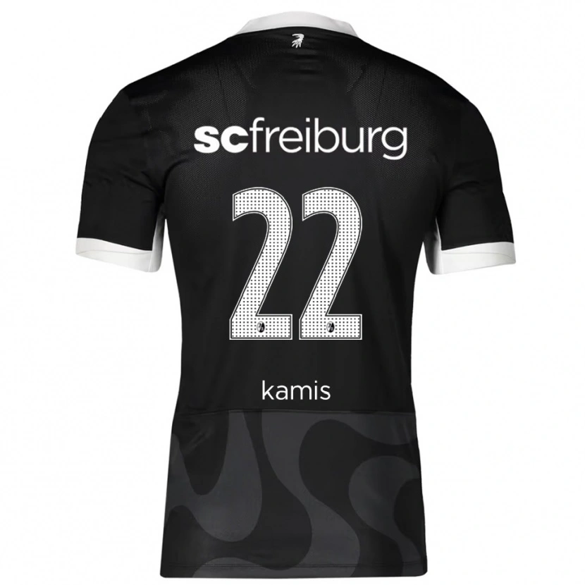 Danxen Dame Marcel Kamis #22 Svart Hvit Bortetrøye Drakt Trøye 2025/26 Skjorter T-Skjorte