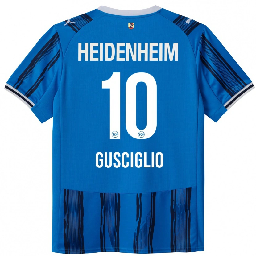 Danxen Dame Alessio Gusciglio #10 Blå Marineblå Bortetrøye Drakt Trøye 2025/26 Skjorter T-Skjorte