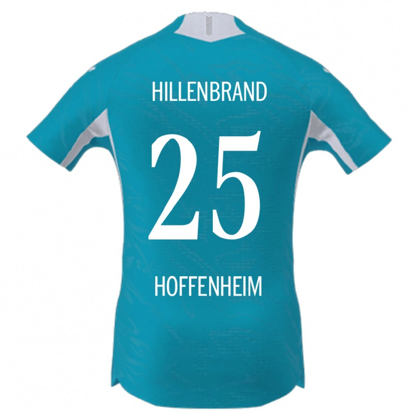 Danxen Dame Jack Hillenbrand #25 Lyseblå Bortetrøye Drakt Trøye 2025/26 Skjorter T-Skjorte