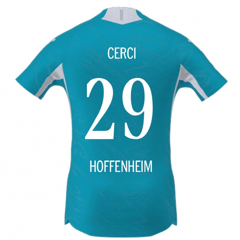Danxen Dame Selina Cerci #29 Lyseblå Bortetrøye Drakt Trøye 2025/26 Skjorter T-Skjorte