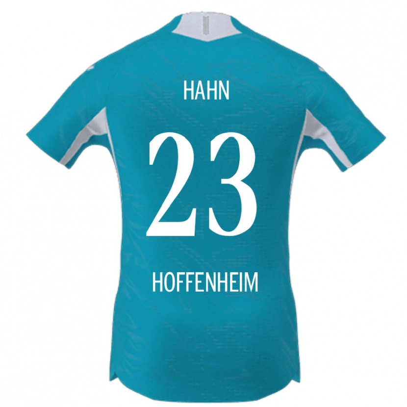 Danxen Dame Chiara Hahn #23 Lyseblå Bortetrøye Drakt Trøye 2025/26 Skjorter T-Skjorte