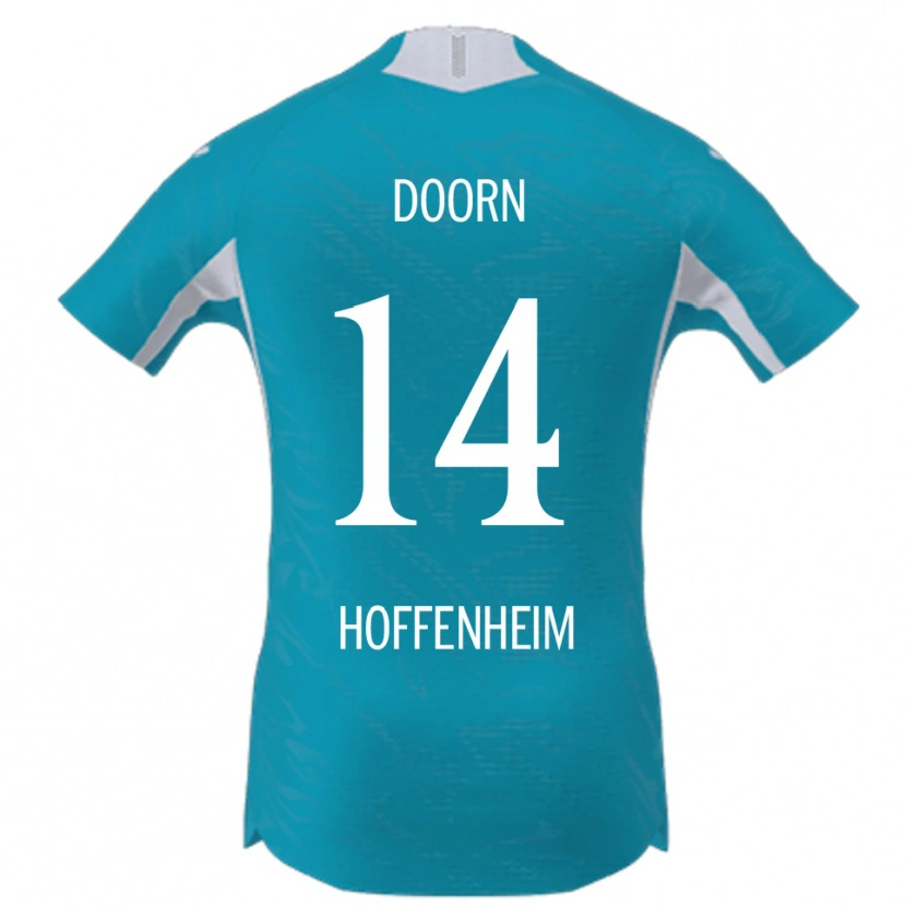 Danxen Dame Lisa Doorn #14 Lyseblå Bortetrøye Drakt Trøye 2025/26 Skjorter T-Skjorte