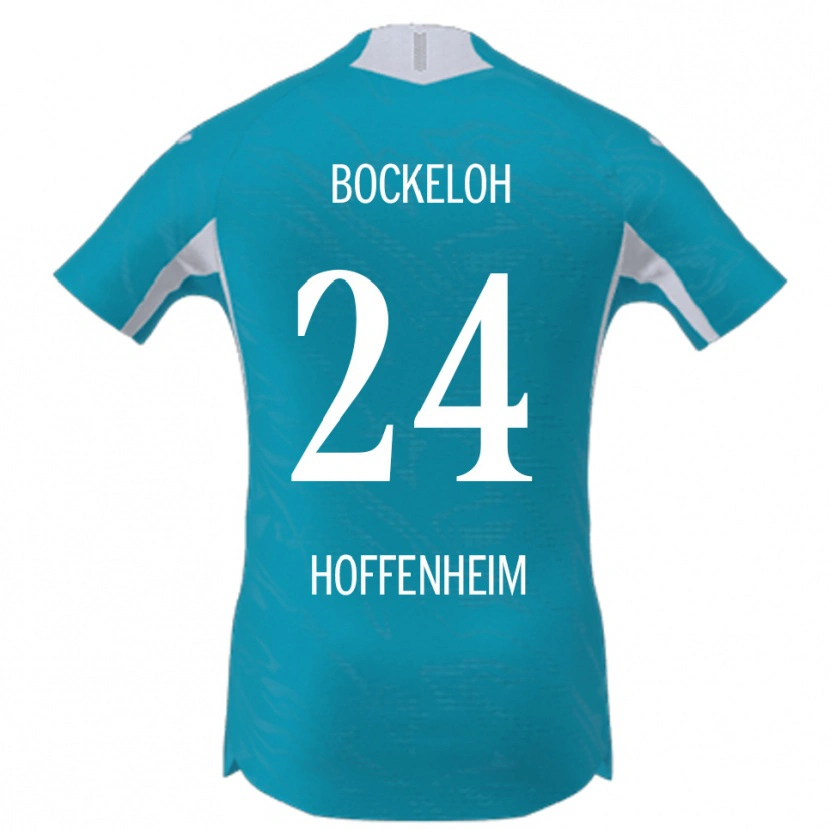 Danxen Dame Leonhard Bockeloh #24 Lyseblå Bortetrøye Drakt Trøye 2025/26 Skjorter T-Skjorte