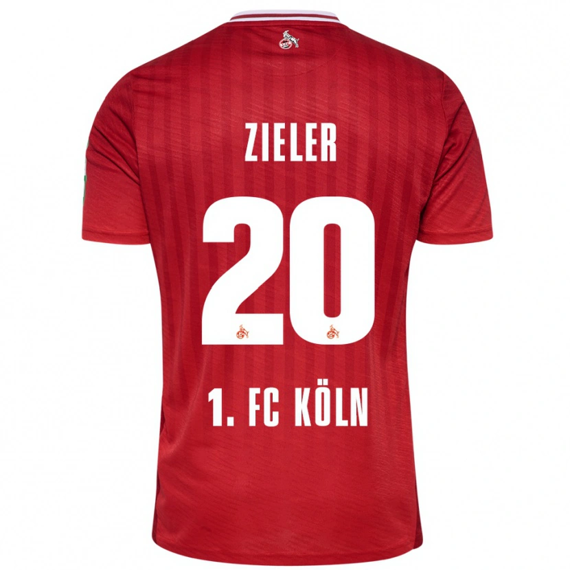 Danxen Dame Ron-Robert Zieler #20 Rød Hvit Bortetrøye Drakt Trøye 2025/26 Skjorter T-Skjorte