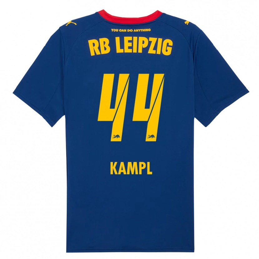 Danxen Dame Kevin Kampl #44 Marineblå Rød Bortetrøye Drakt Trøye 2025/26 Skjorter T-Skjorte