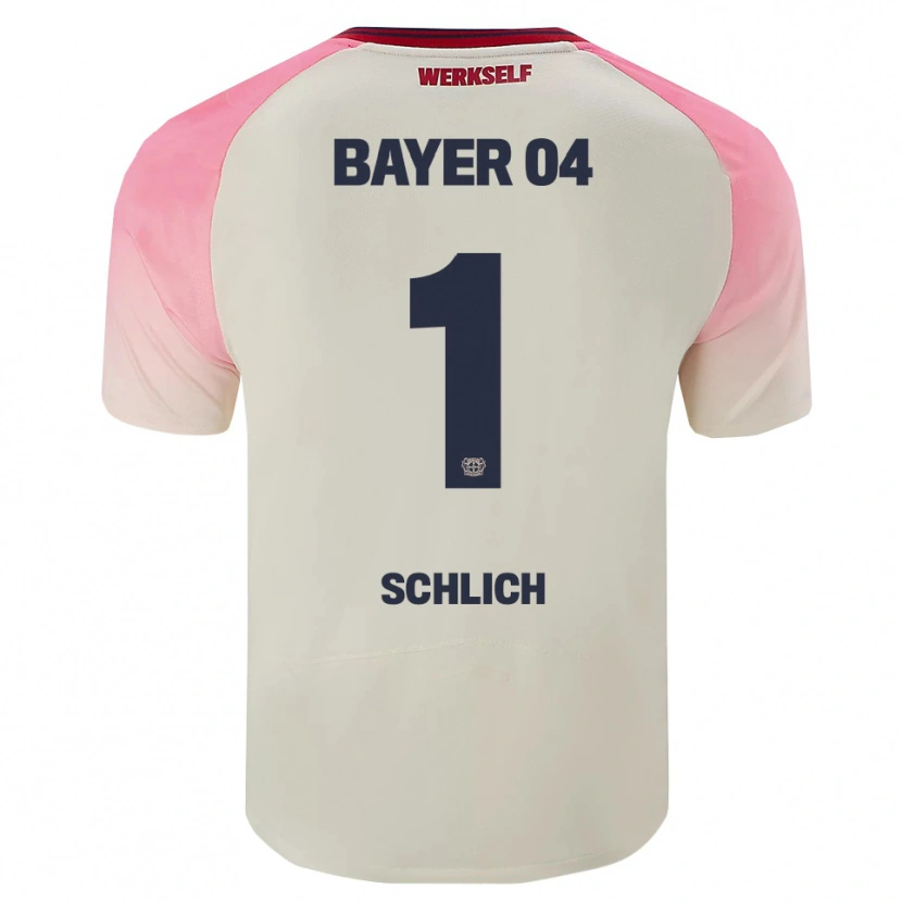 Danxen Dame Jesper Schlich #1 Rosa Off-White Bortetrøye Drakt Trøye 2025/26 Skjorter T-Skjorte