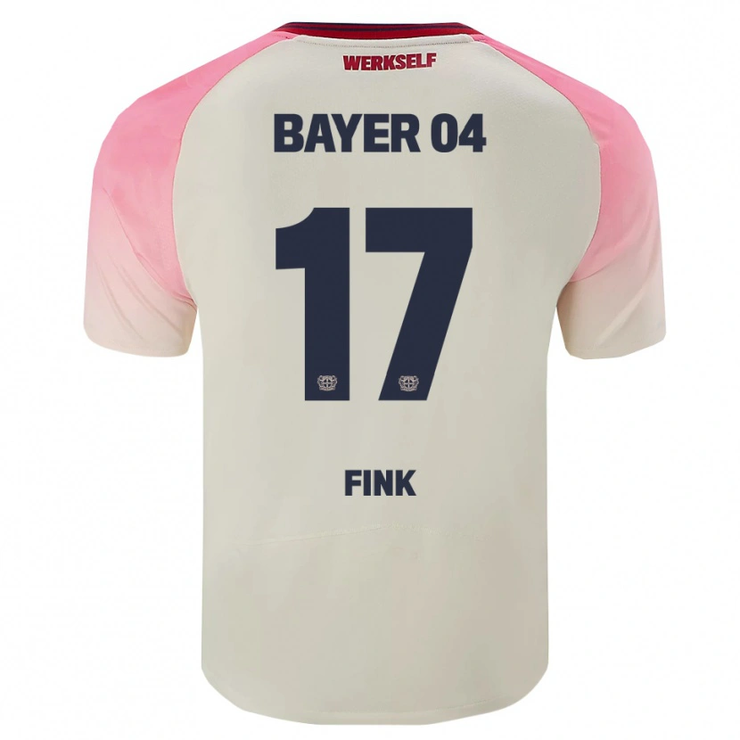 Danxen Dame Felix Fink #17 Rosa Off-White Bortetrøye Drakt Trøye 2025/26 Skjorter T-Skjorte