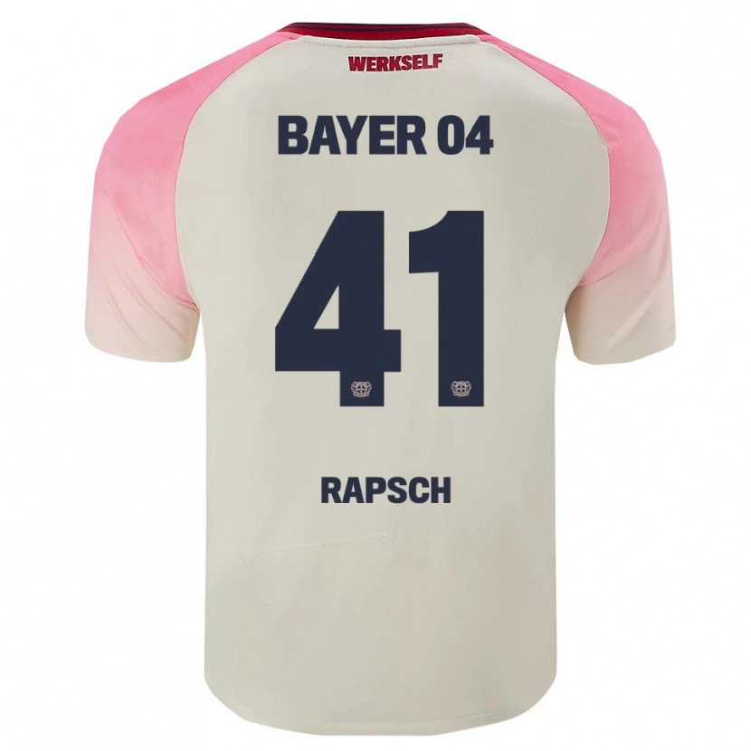 Danxen Dame Simeon Rapsch #41 Rosa Off-White Bortetrøye Drakt Trøye 2025/26 Skjorter T-Skjorte