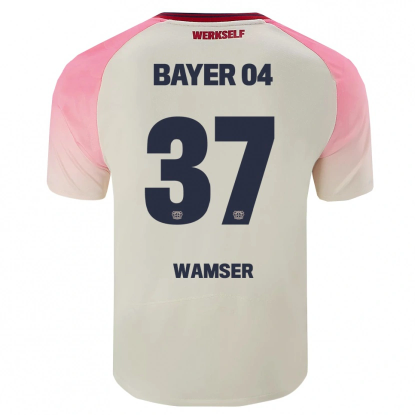 Danxen Dame Carlotta Wamser #37 Rosa Off-White Bortetrøye Drakt Trøye 2025/26 Skjorter T-Skjorte