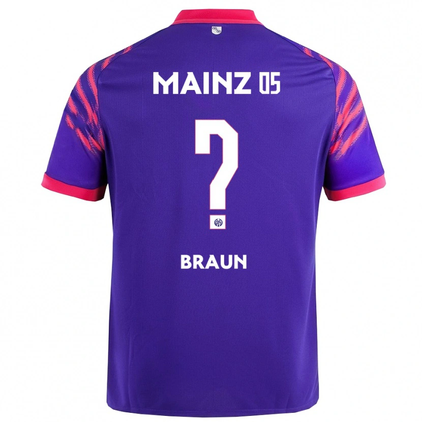 Danxen Dame Liam Braun #0 Marineblå Rosa Bortetrøye Drakt Trøye 2025/26 Skjorter T-Skjorte