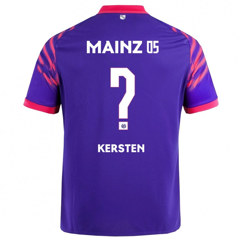 Danxen Dame Alessio Kersten #0 Marineblå Rosa Bortetrøye Drakt Trøye 2025/26 Skjorter T-Skjorte