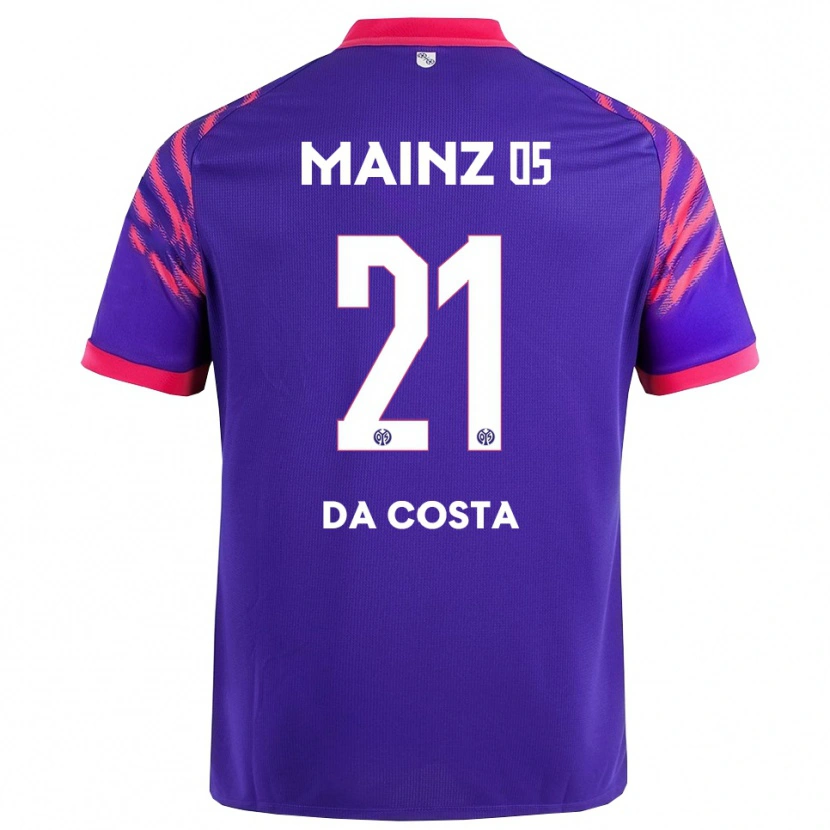 Danxen Dame Danny Da Costa #21 Marineblå Rosa Bortetrøye Drakt Trøye 2025/26 Skjorter T-Skjorte
