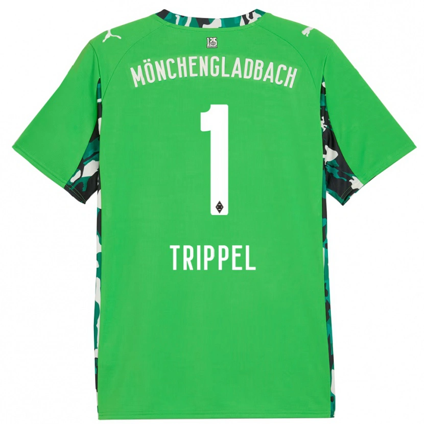 Danxen Dame Marcello Trippel #1 Grønn Svart Bortetrøye Drakt Trøye 2025/26 Skjorter T-Skjorte