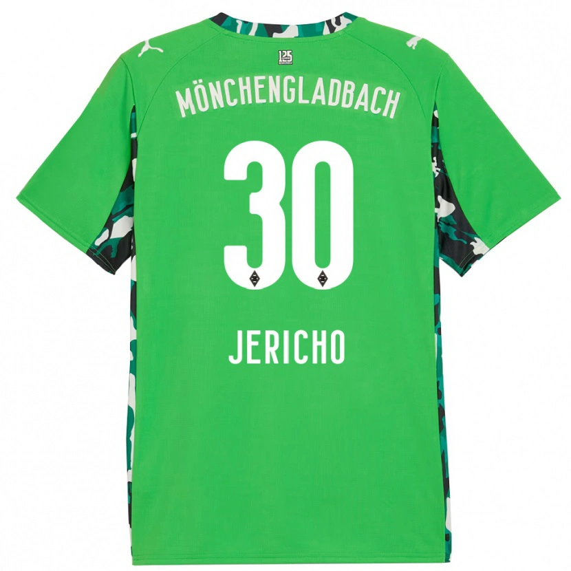 Danxen Dame Aidan Jericho #30 Grønn Svart Bortetrøye Drakt Trøye 2025/26 Skjorter T-Skjorte