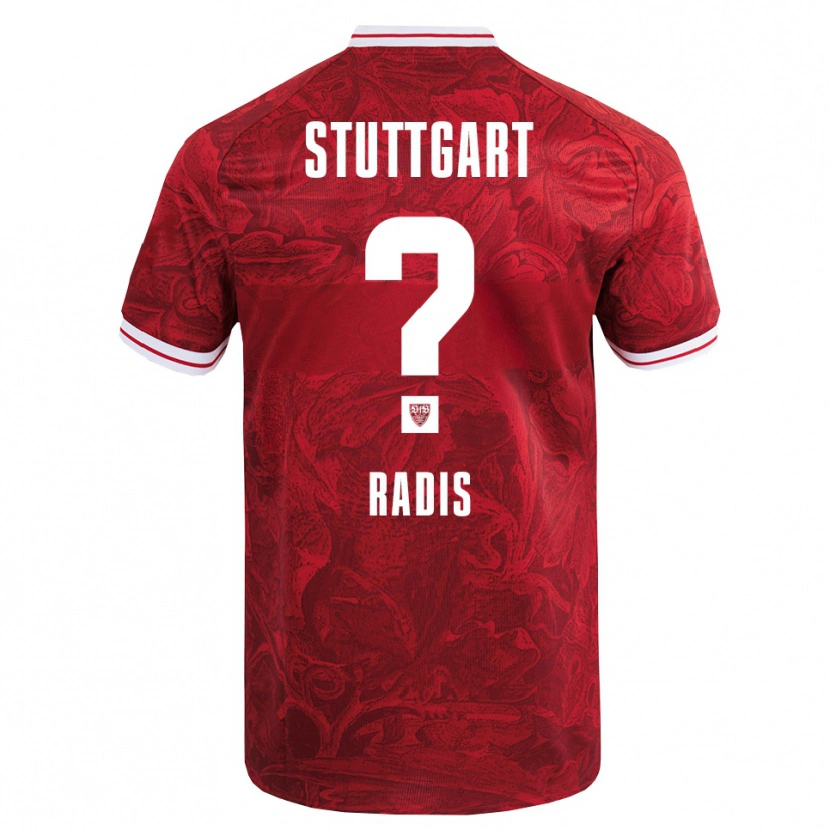 Danxen Dame Dimitrios Radis #0 Rød Svart Bortetrøye Drakt Trøye 2025/26 Skjorter T-Skjorte