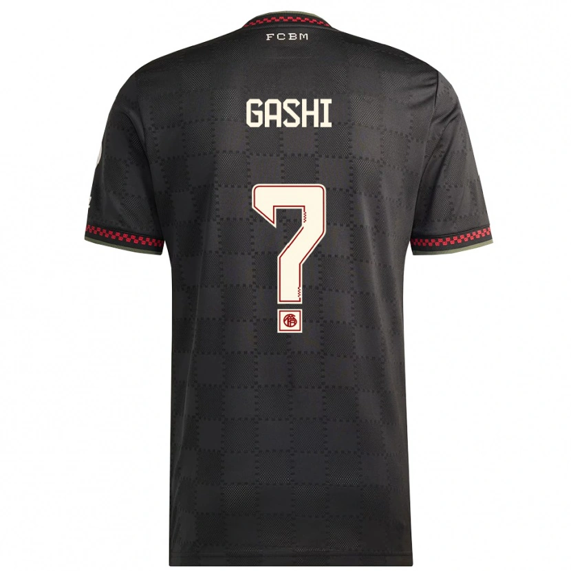 Danxen Dame Afrim Gashi #0 Svart Hvit Tredje Sett Drakt Trøye 2025/26 Skjorter T-Skjorte