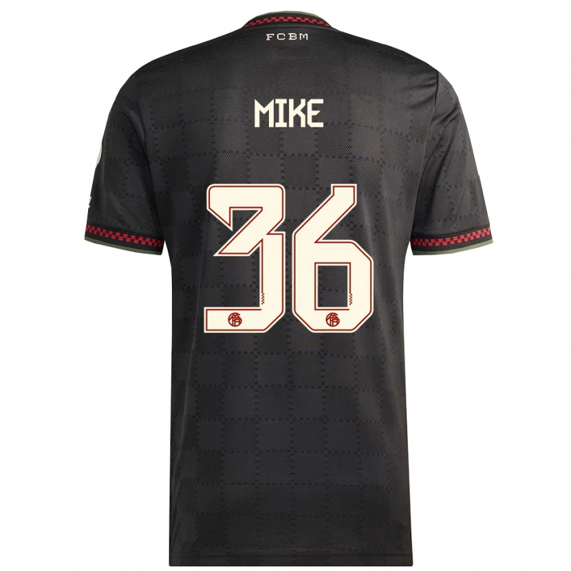 Danxen Dame Wisdom Mike #36 Svart Hvit Tredje Sett Drakt Trøye 2025/26 Skjorter T-Skjorte