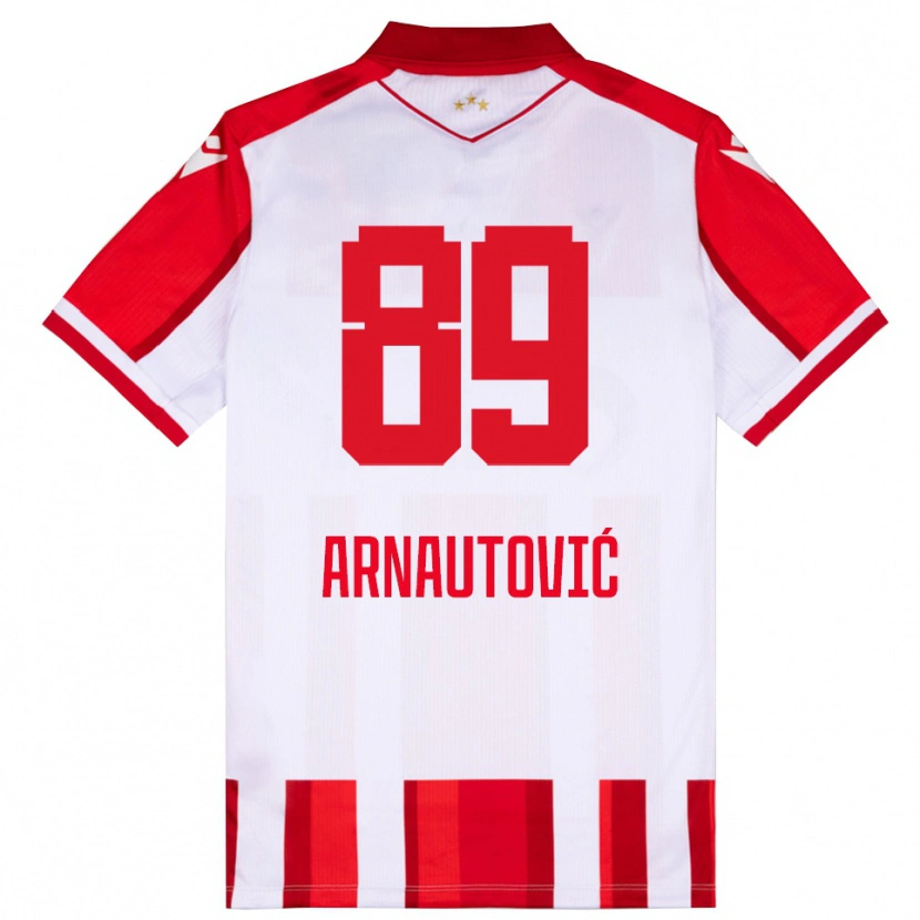 Danxen Barn Marko Arnautovic #89 Rød Hvit Hjemmetrøye Drakt Trøye 2025/26 Skjorter T-Skjorte