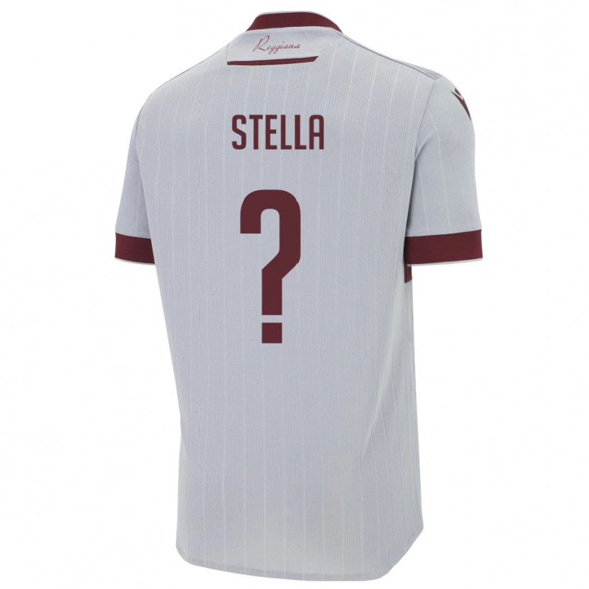 Danxen Mann Botti Stella #0 Burgund Hvit Bortetrøye Drakt Trøye 2025/26 Skjorter T-Skjorte