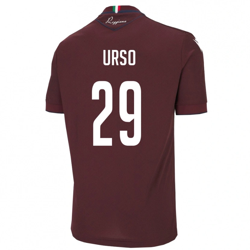 Danxen Dame Oliver Urso #29 Burgund Hvit Hjemmetrøye Drakt Trøye 2025/26 Skjorter T-Skjorte