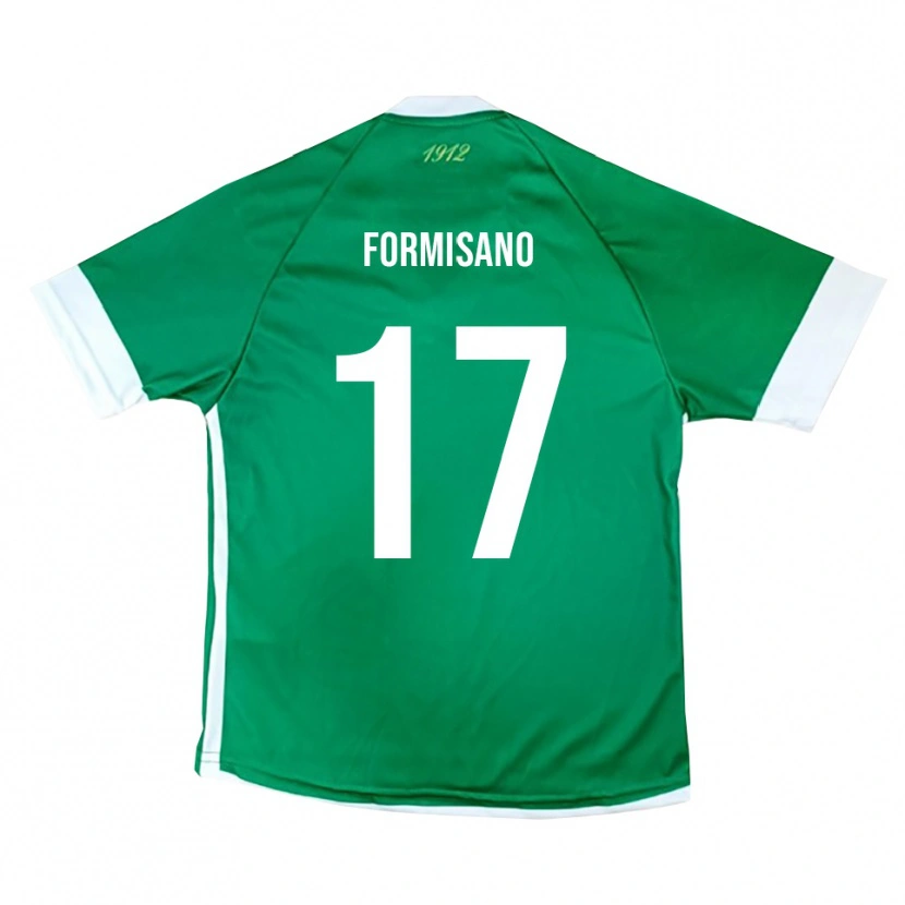 Danxen Dame Pasquale Formisano #17 Grønn Hvit Hjemmetrøye Drakt Trøye 2025/26 Skjorter T-Skjorte