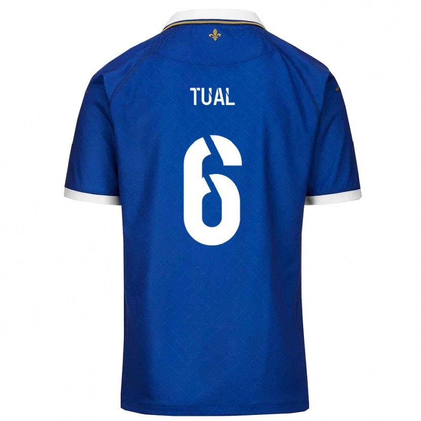 Danxen Dame Mathys Tual #6 Blå Gull Hjemmetrøye Drakt Trøye 2025/26 Skjorter T-Skjorte