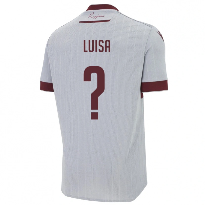 Danxen Dame Cagossi Luisa #0 Burgund Hvit Bortetrøye Drakt Trøye 2025/26 Skjorter T-Skjorte