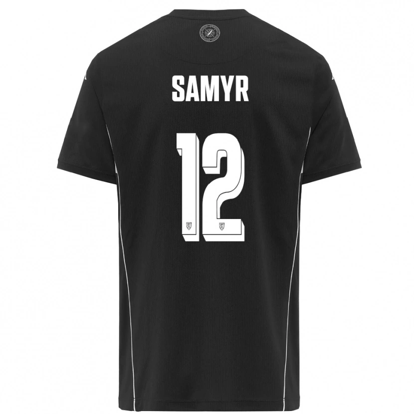 Danxen Dame Walid Samyr #12 Svart Hvit Bortetrøye Drakt Trøye 2025/26 Skjorter T-Skjorte