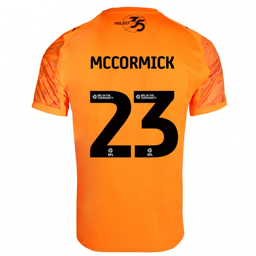Danxen Barn Leo McCormick #23 Oransje Svart Keeperdrakt 2025/26 Skjorter T-skjorte