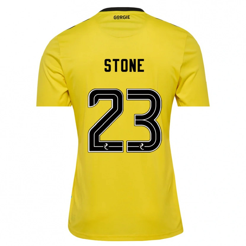 Danxen Barn Harry Stone #23 Gul Rød Svart Keeperdrakt 2025/26 Skjorter T-skjorte