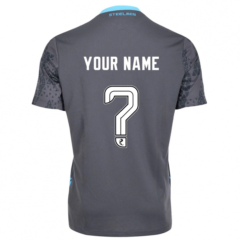 Danxen Barn Motherwell FC Grå Hvit Keeperdrakt 2025/26 Skjorter T-skjorte