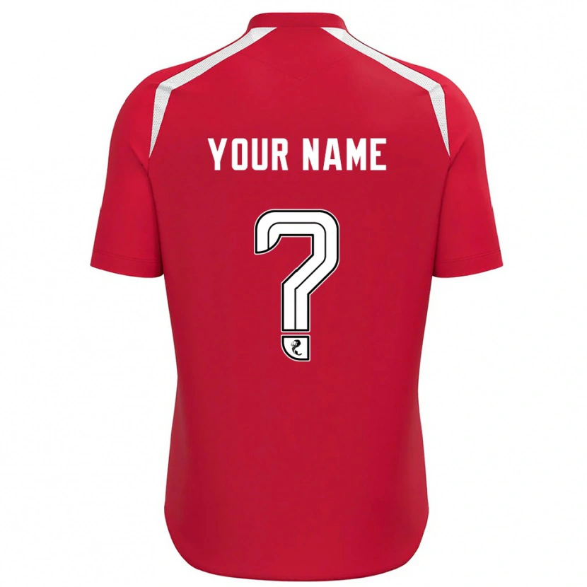 Danxen Barn St Johnstone Rød Hvit Keeperdrakt 2025/26 Skjorter T-skjorte