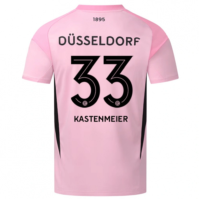 Danxen Barn Florian Kastenmeier #33 Rosa Svart Keeperdrakt 2025/26 Skjorter T-skjorte