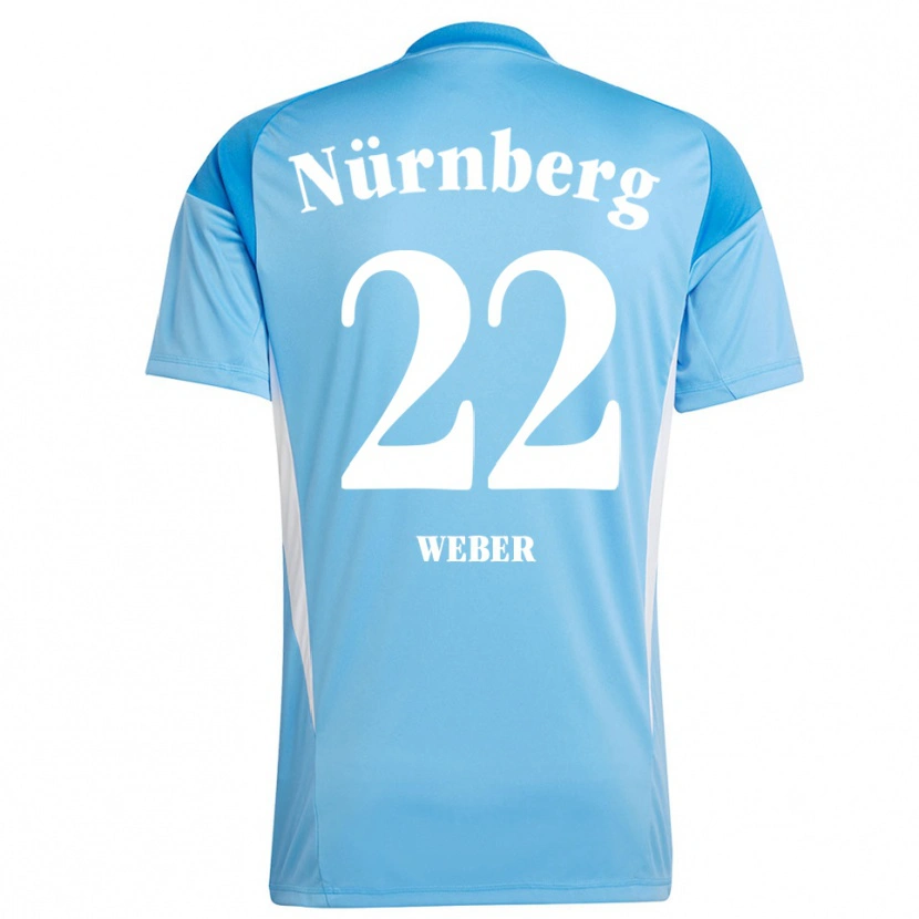 Danxen Barn Ruben Weber #22 Himmelblå Hvit Keeperdrakt 2025/26 Skjorter T-skjorte