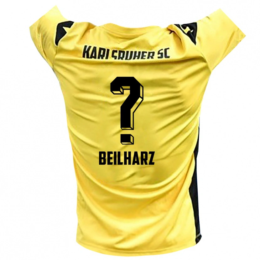 Danxen Barn Charlotte Beilharz #0 Gul Svart Keeperdrakt 2025/26 Skjorter T-skjorte