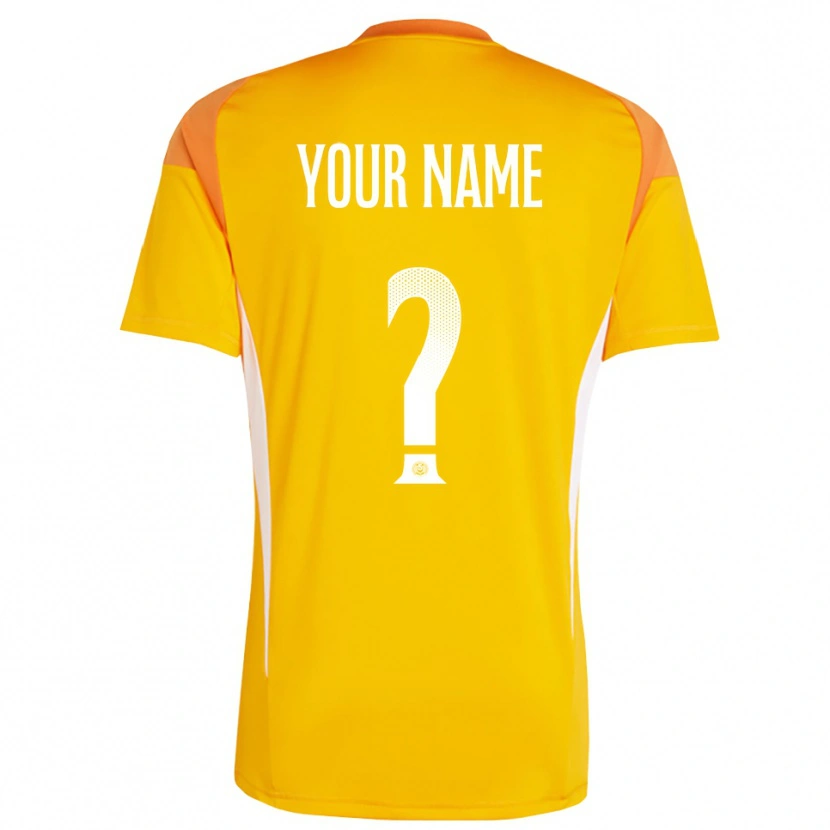 Danxen Barn MSV Duisburg Oransje Hvit Keeperdrakt 2025/26 Skjorter T-skjorte