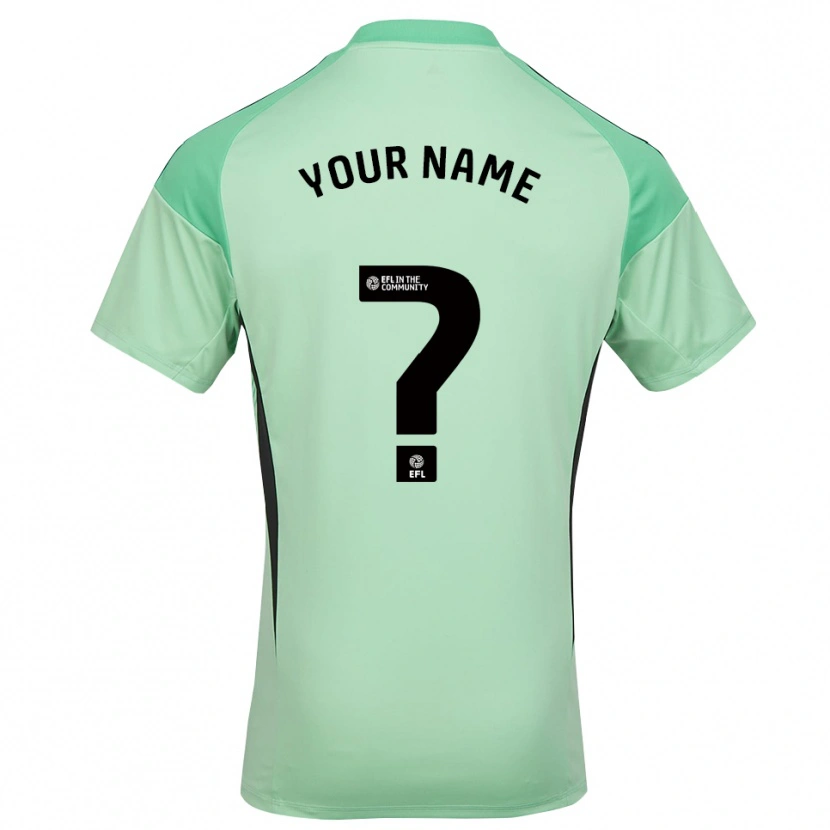 Danxen Barn Leicester City Lys Grønn Sort Keeperdrakt 2025/26 Skjorter T-skjorte