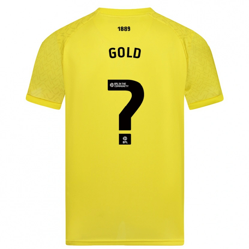 Danxen Barn Ethan Gold #0 Gul Sort Keeperdrakt 2025/26 Skjorter T-skjorte