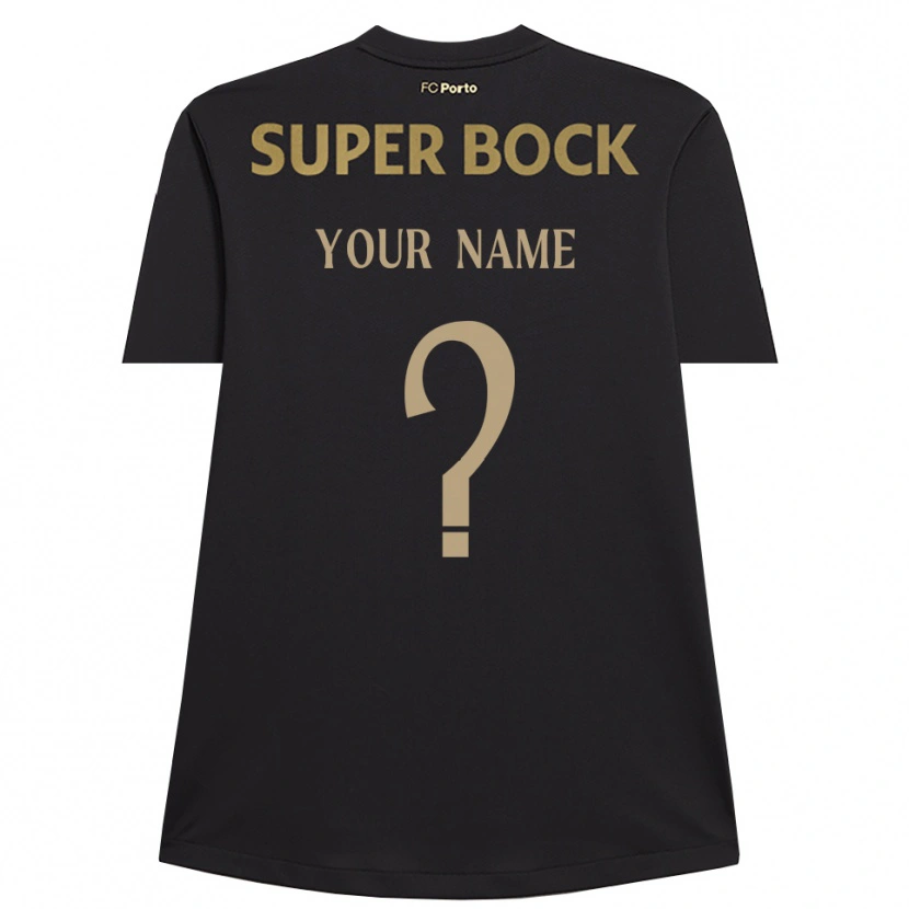 Danxen Barn FC Porto Svart Brun Keeperdrakt 2025/26 Skjorter T-skjorte