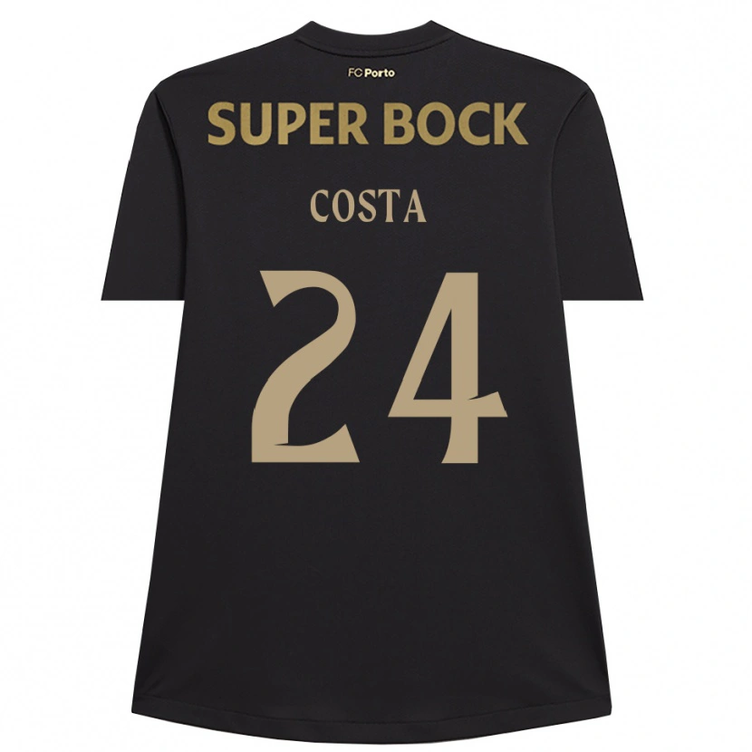 Danxen Barn João Costa #24 Svart Brun Keeperdrakt 2025/26 Skjorter T-skjorte