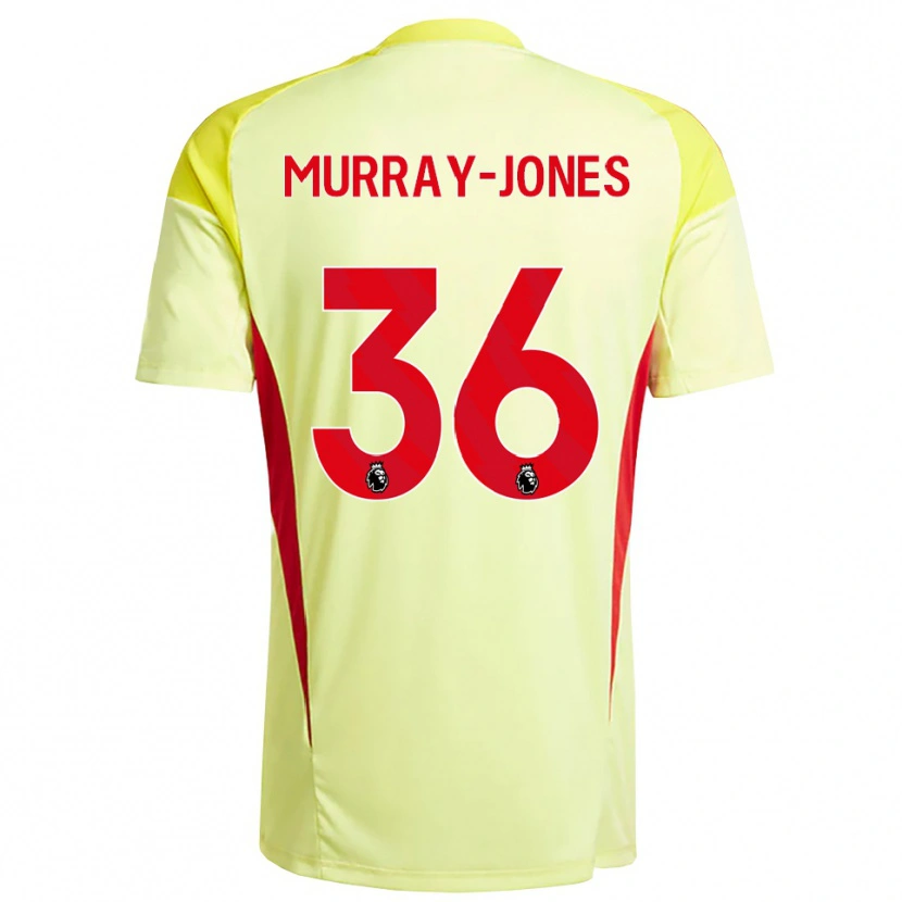 Danxen Barn George Murray-Jones #36 Lys Gul Oransje Keeperdrakt 2025/26 Skjorter T-skjorte