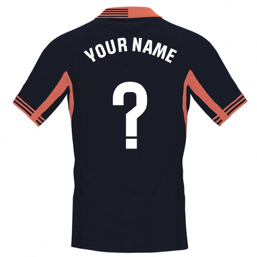 Danxen Barn Villarreal CF Svart Hvit Oransje Keeperdrakt 2025/26 Skjorter T-skjorte